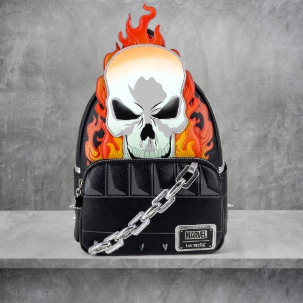 RARE Ghost Rider GITD Loungefly Backpack